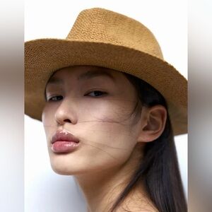Zara Straw Fedora Hat